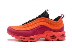 nike air max plus tn requin sunset og 97 pink red